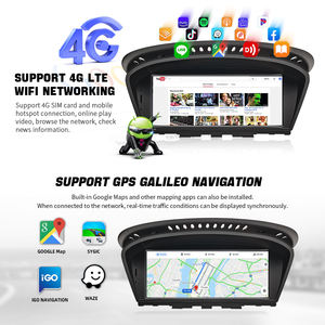 ZLH 8,8 "pulgadas Android 13 pantalla Multimedia para coche Auto Carplay para Bmw 5 3 Series E60 E61 E63 E90 E91 E92 E93 Cic Ccc Radio 4G - Product Image 5