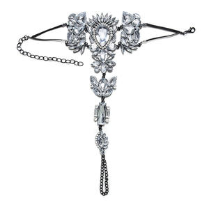 लोकप्रिय मिश्र धातु जड़ा रत्न पायल गर्मियों में समुद्र तट क्रिस्टल पैर की चेन महिलाओं सेक्सी पैर की अंगुली अंगूठियां और पायल गहने - Product Image 6