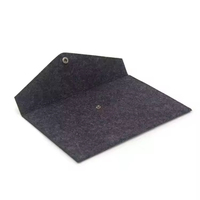 Pochette de rangement en feutre pour ordinateur portable A4/A5 personnalisée Pochette de rangement pour documents Porte-documents avec sangle/bouton