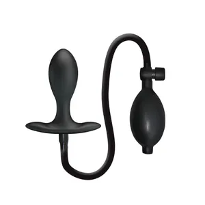 Plug anale all'ingrosso personalizzato Silicone impermeabile rimovibile fatto in casa gonfiabile G String Mit Butt Plug con sfera centrifuga