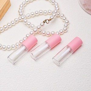 Mini tubes de gloss à lèvres 3ml rose et noir, emballage cosmétique pour distributeurs d'échantillons de maquillage - Product Image 3