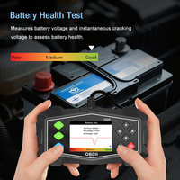 Herramienta de Diagnóstico de Batería OBD2 Profesional V529, Escáner OBD2, Lector de Códigos, Prueba de Combustible, Prueba de Rendimiento, Probador de Batería