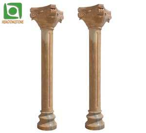 Ornamenti da Giardino in Pietra Naturale, Colonna Romana in Marmo - Product Image 4