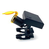 Loupe binoculaire dentaire sans fil à LED 3W avec lampe frontale et clip pour lunettes