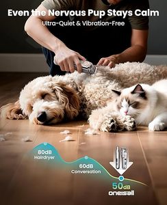 Cortadora de Pelo para Perros para Pelajes Gruesos/Abundantes, Kit de Aseo para Perros 4 en 1 de Bajo Ruido con Cuchilla de Acero Inoxidable - Product Image 4