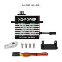 XQ-POWER XQ-BLS8120H Servomoteur numérique sans balais 20KG 0.03s Haute Vitesse 12V HV pour Drone UAV, Moteur Servo à Engrenages en Acier Inoxydable