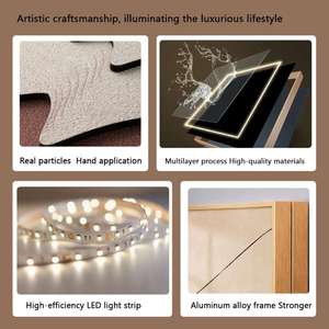 Horloge murale rétro <span class=keywords><strong>de</strong></span> style médiéval, <span class=keywords><strong>peinture</strong></span> nostalgique, motifs papillon et lune, art décoratif 3D en grès pour salons - Product Image 5