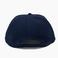YUEXIN Topi Olahraga Pria dan Wanita, Topi Snapback Berlubang Laser 5 Panel Performa Tahan Air Kustom untuk Pria dan Wanita