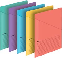 Pochettes de classement format Lettre avec demi-poches et notes pour l'organisation de documents
