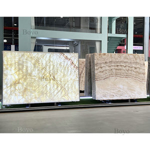 Azulejos de Ónix Púrpura Translúcido BYOY010 para Aplicaciones de Pisos y Paredes con Iluminación LED - Product Image 4