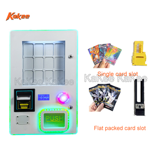 Đôi khe cắm thẻ Quà Tặng Dispenser máy với đứng ppokemon giao dịch thẻ Nhà cung cấp distributeur de cartes Poke Mon - Product Image 3