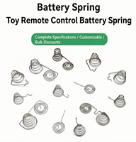 Ressort de contact de batterie positif et négatif personnalisé en acier à ressort, acier inoxydable, laiton nickelé de haute qualité