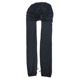 HZM-25594 レディース伸縮性バックル付きロングツーチューブナイトキャップターバン、ボタン付き、ロングヘア用ヘッドバンド、パンティストッキング、ボンネットに最適 - Product Image 4