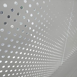 แผงเจาะอลูมิเนียมสถาปัตยกรรมแผ่น3x6ม. เคลือบด้วยผงสำหรับสร้างซุ้มบังแดด - Product Image 2