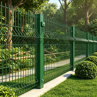 Panel de Alambre Soldado de Color Personalizado, Malla de Alambre Curvada 3D, Recubierta con Polvo, Fácil de Instalar, Valla para Jardín Residencial, Modelado 3D