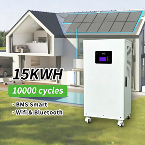 Multi-functional 15kWh 51.2V LFP4 Battery Portable Power Station with Wheels IP54 Protection Home Mobile Power Storage System - Product Image 1
