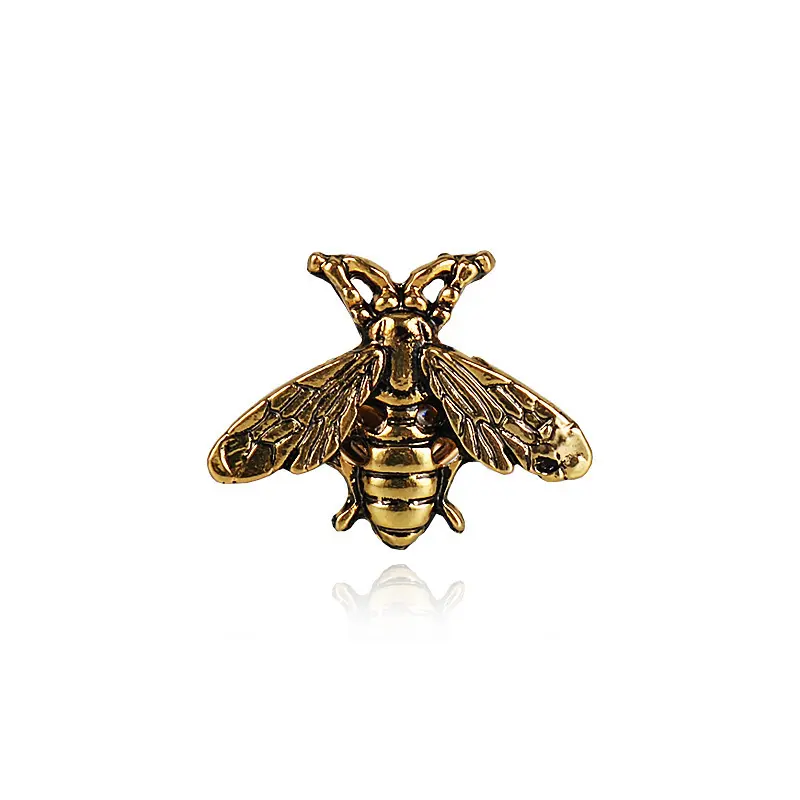 Retro bee alloy brooch dual-use shirt accessories female brooch