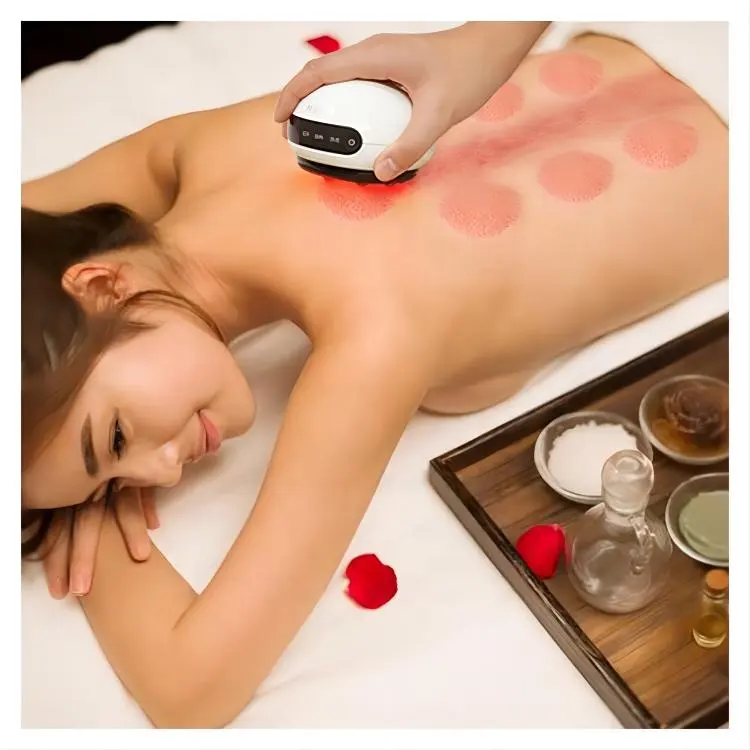 Hot Selling Nieuwe Gua Sha Vacuüm Schrapen Therapie Massager Cupping Zuig Apparaat Gezondheidszorg Magnetische Acupunctuur Anti Cellulite