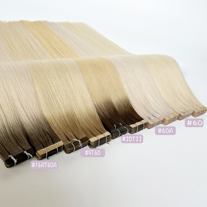 Extensions <span class=keywords><strong>de</strong></span> <span class=keywords><strong>cheveux</strong></span> Tapeins Solid Ombre Dark Root Balayage Ice Blonde Cuticule Vierge <span class=keywords><strong>Cheveux</strong></span> Humains Super Double Dessiné Livraison Rapide - Product Image 3
