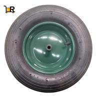 Ruize 16\" 4.8/4.00-8 Nouvelle roue de brouette en plastique avec pneu gonflable de taille standard en caoutchouc pour restaurant, hôtel, OEM