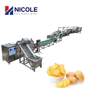 Machines Offre Spéciale pour la fabrication de chips de pommes de terre frites Équipement pour la fabrication de chips de pommes de terre frites