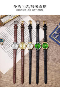 Elegante Reloj de Cuarzo de Cuero para Mujer con Esfera Pequeña, Especial de Navidad, Diseño Minimalista y Exclusivo - Product Image 2