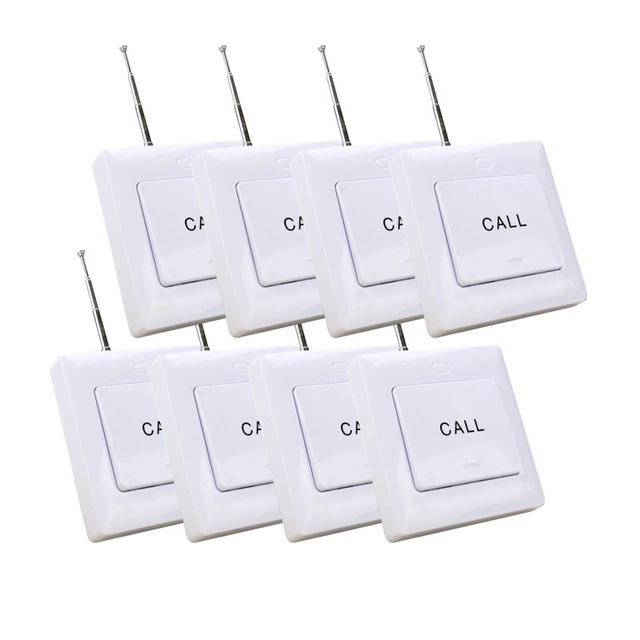 Hospital Nurse Call System with Waterproof Patient Bed Call Button Emergency Alarm for Restaurants and Hospitals