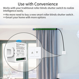 Sixwgh thông minh Rèm điều khiển ZigBee 3.0 hoạt động Alexa/Google/cuộc sống thông minh AC 100-240V cơ giới Rèm Shades Android App - Product Image 4