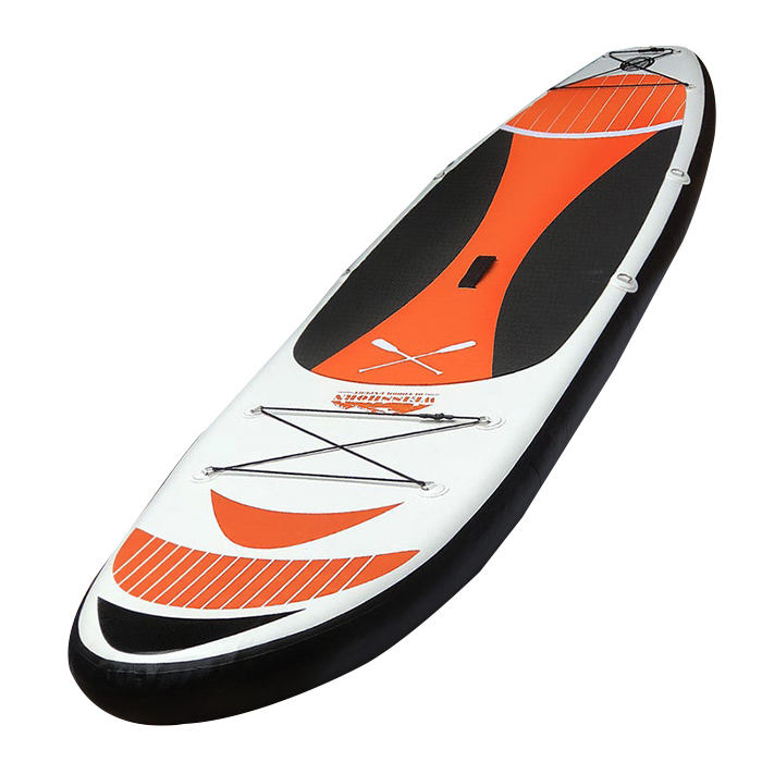2025 Latest Wood Style Design Inflatable Paddle Sup Board Durable Pvc Tpu 48v 72v Options For Adventure Surfing