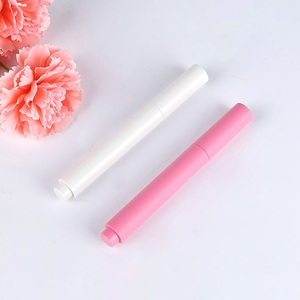 Contenedores de tubo de lápiz labial corrector Click rosa con logotipo personalizado para bálsamo labial - Product Image 2