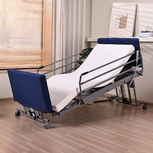 Lit médicalisé électrique ultra-bas pour personnes âgées atteintes de démence, homologué CE TUV, pour soins à domicile et maisons de retraite, destiné aux patients atteints de troubles de la mémoire - Product Image 1