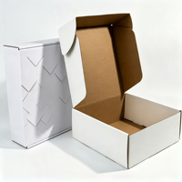 Boîte d'expédition universelle en carton ondulé F Flute imprimée personnalisée pour tous les matériaux recyclés et éponge