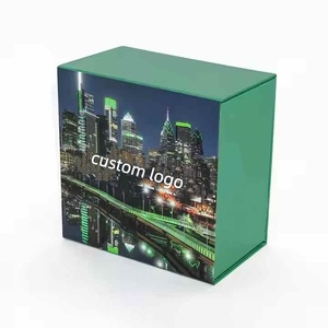 Boîte d'emballage en carton auto-assemblable pliable tendance avec impression à chaud, impression et logo personnalisés disponibles - Product Image 3