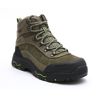 ODM OBM Custom il più venduto Outdoor <span class=keywords><strong>Trekking</strong></span> scarpe impermeabili vera pelle stivali uomo <span class=keywords><strong>Trekking</strong></span> scarpe in gomma suola - Product Image 4