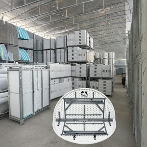 71inch Nhựa gấp bàn tròn/Cắm trại vườn Ăn Gấp bàn tròn tự chọn nhựa bảng HDPE - Product Image 3