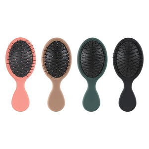 Mini peigne à coussin avec manche en résine, peigne lissant portable pour lisser les cheveux, pour usage domestique et en salon, 4 couleurs disponibles - Product Image 5