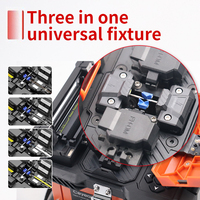 Ceyear H6481B Fusionadora Automática de Fibra Óptica con Pantalla LCD de 4.3'', Tiempo de Fusión de 7s, Máquina de Soldadura de Cable Óptico, Kit de Herramientas FTTH, Compatible con 4G