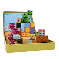 Juego de juguetes de cubo magnético Premium con bloques lisos de 2,0 cm y embalaje listo para regalo para la construcción de enfoque de aprendizaje sensorial