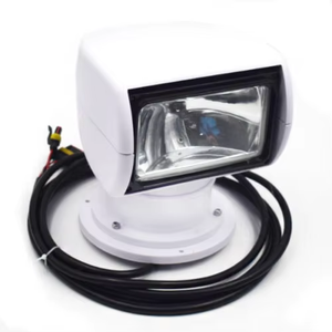 Hot venda pesquisa luz branca 100W 12V/24V Halogênio/<span class=keywords><strong>Xenon</strong></span> holofote remoto 320 ° em torno de 75 ° up and down rotation ISURE MARINE - Product Image 6