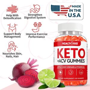 Bonbons naturels à la cétone et au vinaigre de cidre pour femmes, amincissants et raffermissants pour la zone abdominale, B12 pour supprimer l'appétit, régime cétogène - Product Image 3