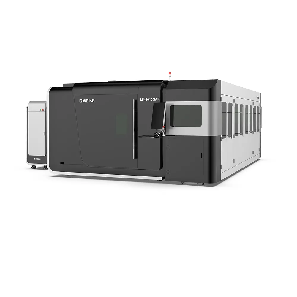 Lf3015gar Gweike 6KW LF3015GAR profesyonel Cnc kesme makinesi imalatı kesim Metal karbon çelik malzemeler