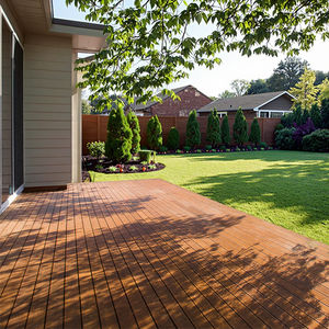 Prix de gros – Terrasse composite d'extérieur <span class=keywords><strong>Woca</strong></span> huilée, style européen, en bambou carbonisé haute brillance, écologique, installation facile - Product Image 1