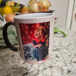 Taza Mágica de Cerámica Blanca de 11 oz con Logotipo Personalizado, Tazas Mágicas que Cambian de Color, Tazas para Cambiar de Color en Casa - Product Image 5