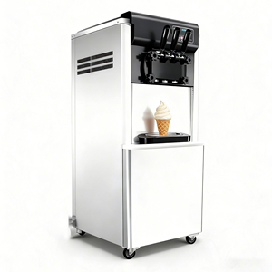 Machine à glace molle professionnelle, design comptoir, fonctionnement silencieux, idéale pour les petites entreprises, best-seller, automatique - Product Image 5