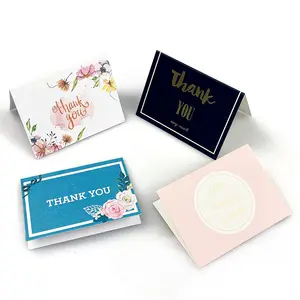 Kleurrijke Papieren Cadeaubon Voor Kleine Bedrijven Liefde Valentijnsdag 4 Kleur Mini Bedankkaart Met Envelop Op Maat