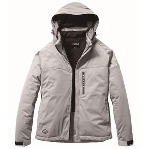 เสื้อฮู้ดดี้ยูนิเซ็กซ์ BURTLE แบบมีซิป ผ้าสเตรช สำหรับฤดูหนาว สีเทาอ่อน ไซส์ 60 XL ผ้าซอฟต์เชลล์ คอตั้ง แห้งเร็ว กันลม - Product Image 1