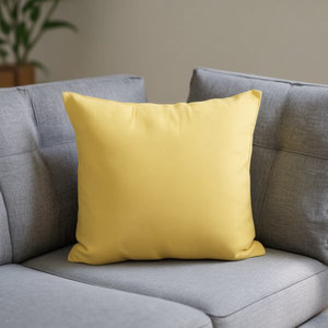 Cojín de Asiento y Almohada de Mezclilla Amarilla 50*50 - Product Image 3