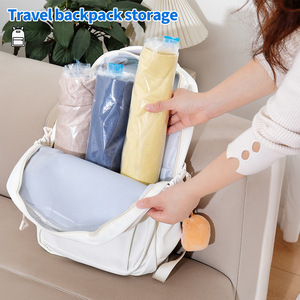 Sacs de compression extra épais scellés <span class=keywords><strong>sous</strong></span> <span class=keywords><strong>vide</strong></span> <span class=keywords><strong>pour</strong></span> les solutions de stockage hermétiques étanches de voyage à la maison - Product Image 5