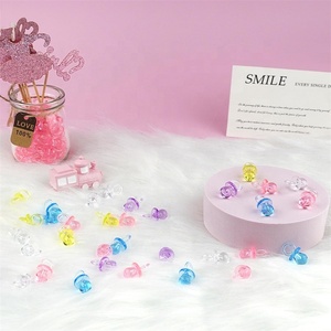 50 <span class=keywords><strong>Chupetes</strong></span> de Plástico de 0.86 Pulgadas para Baby Shower, Juego de Revelación de Género, Recuerdos para Fiesta, Decoración de Mesa, Regalo para Fiesta - Product Image 4