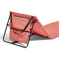 Chaise longue de plage Relax Compacte, facile à transporter, avec soutien dorsal multi-positions et sièges rembourrés, pour bronzer, camping, piscine, parc